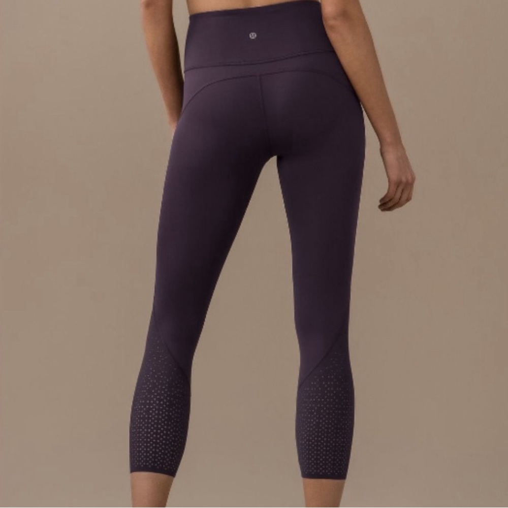Lululemon Wunder Under Laser Cut Leggings